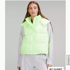 Lululemon Puffer Vest Faded Zap Size 4